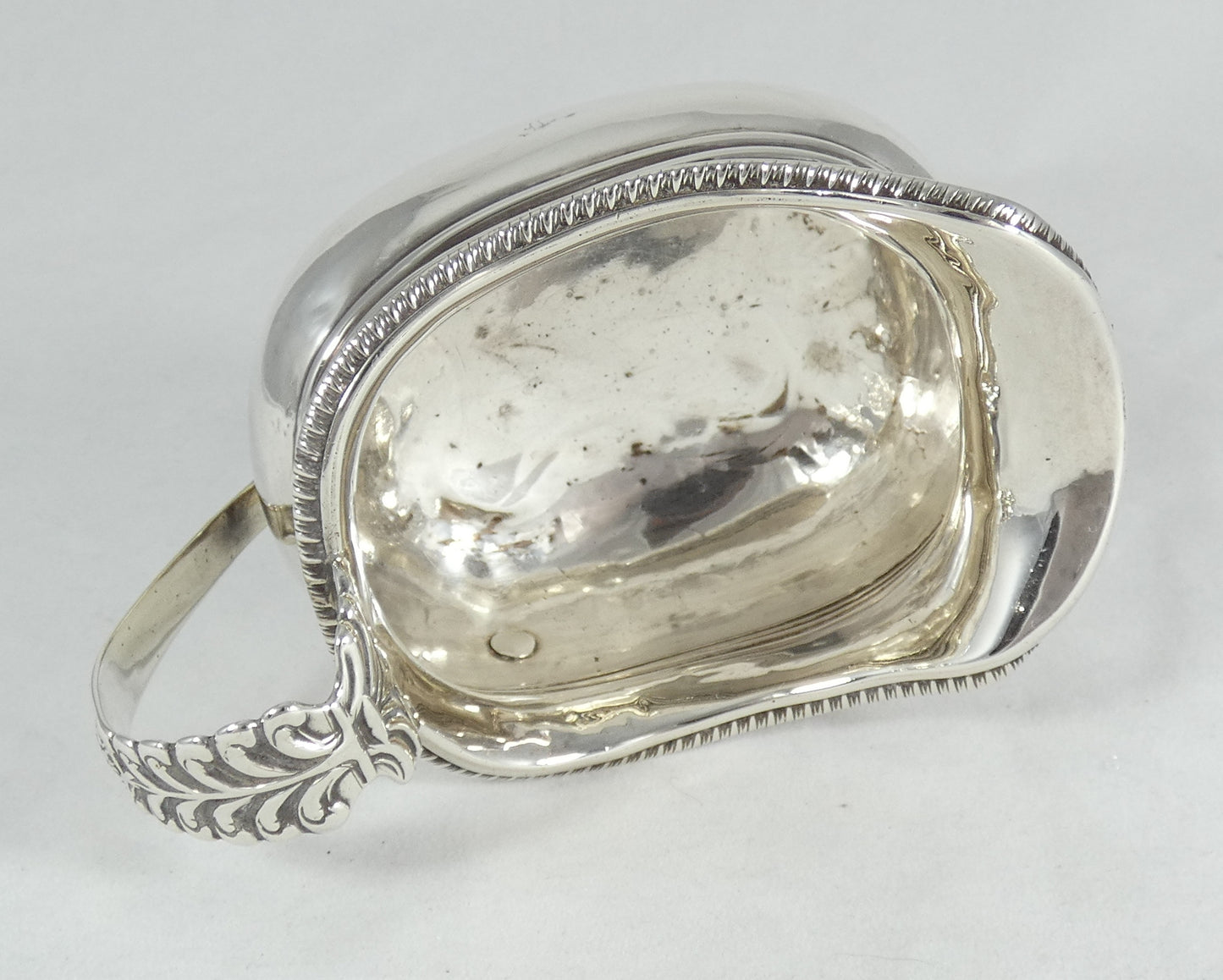 Antique Georgian 1798 Sterling Silver Milk Jug Creamer London Sauce Boat Regency