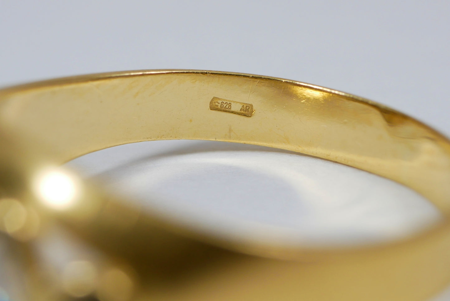 Solid 18ct Yellow Gold Marquise Ruby & Sapphire 5 Stone Dress Ring Size 7.5 O 55