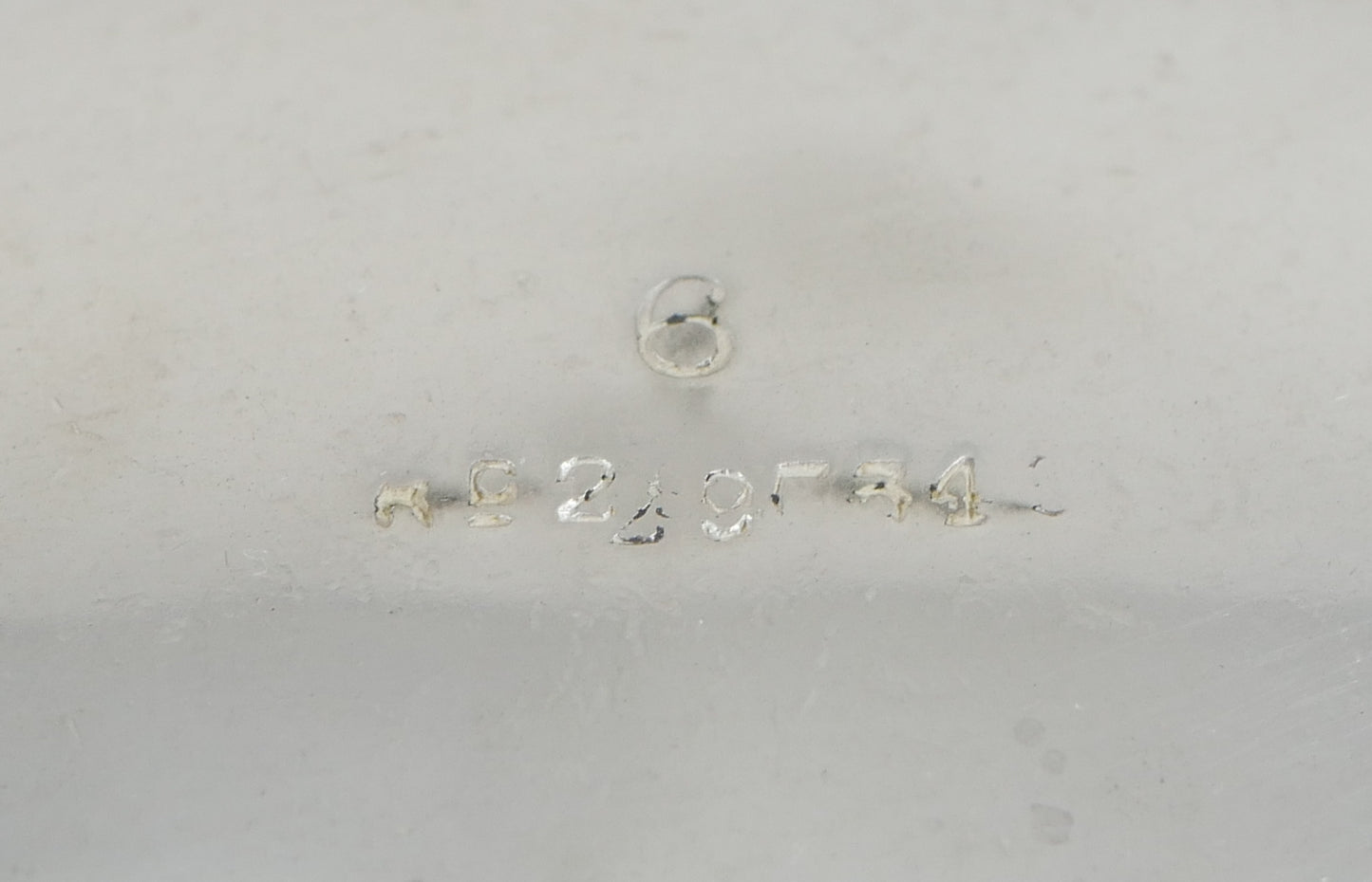 Antique Edwardian 1909 Pair of Sterling Silver Open Salt Cellars Bowls Set E&Co