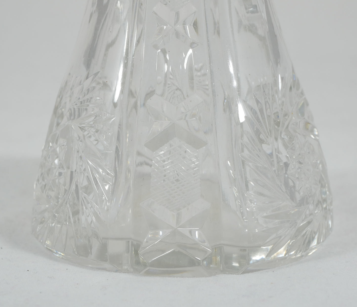 Antique Edwardian 1915 Sterling Silver Round Base Perfume Scent Bottle Stopper