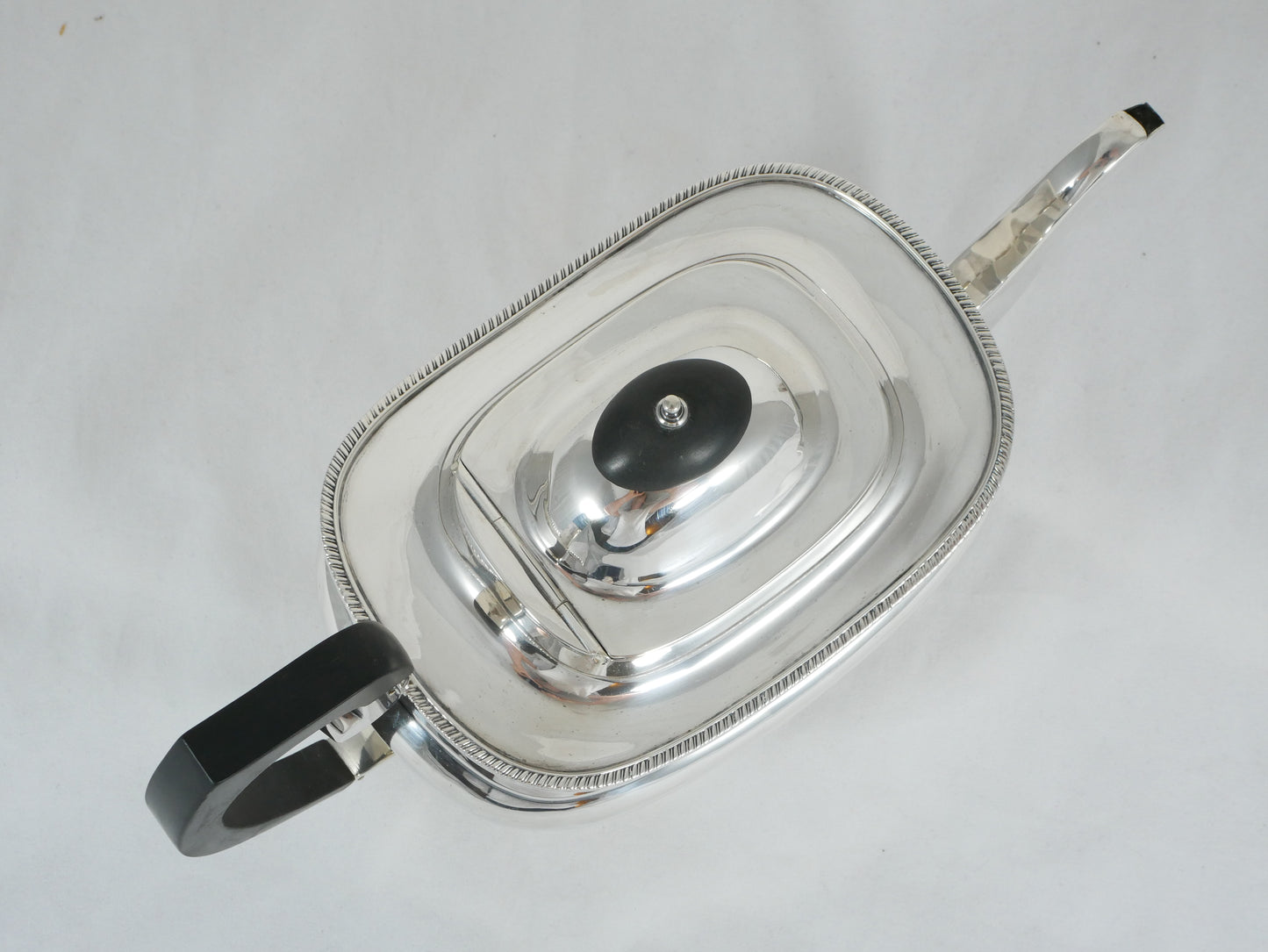 Antique Art Deco 1932 Sterling Silver 3pc Tea Set Teapot Sugar Bowl Creamer Jug