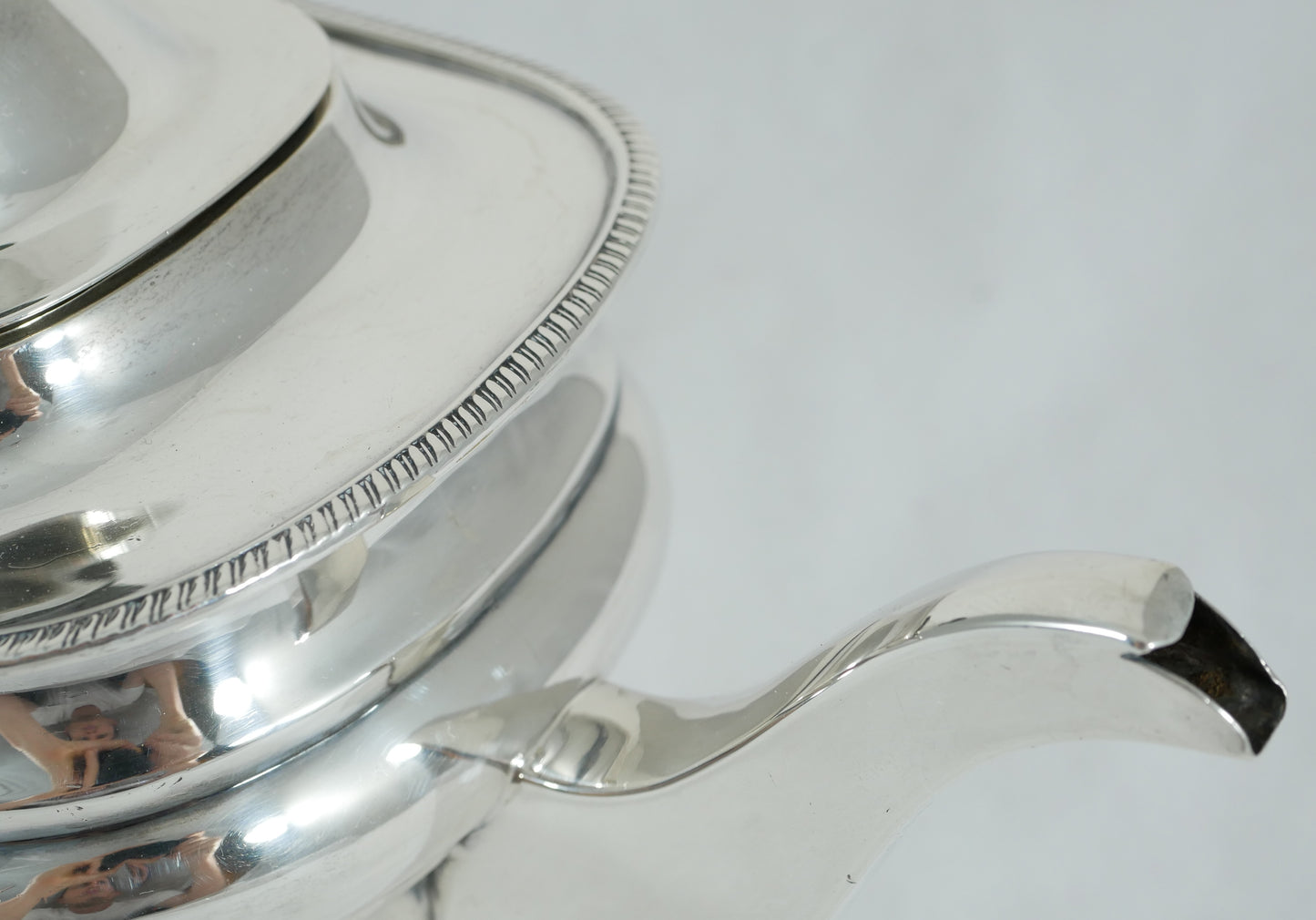 Antique Art Deco 1932 Sterling Silver 3pc Tea Set Teapot Sugar Bowl Creamer Jug