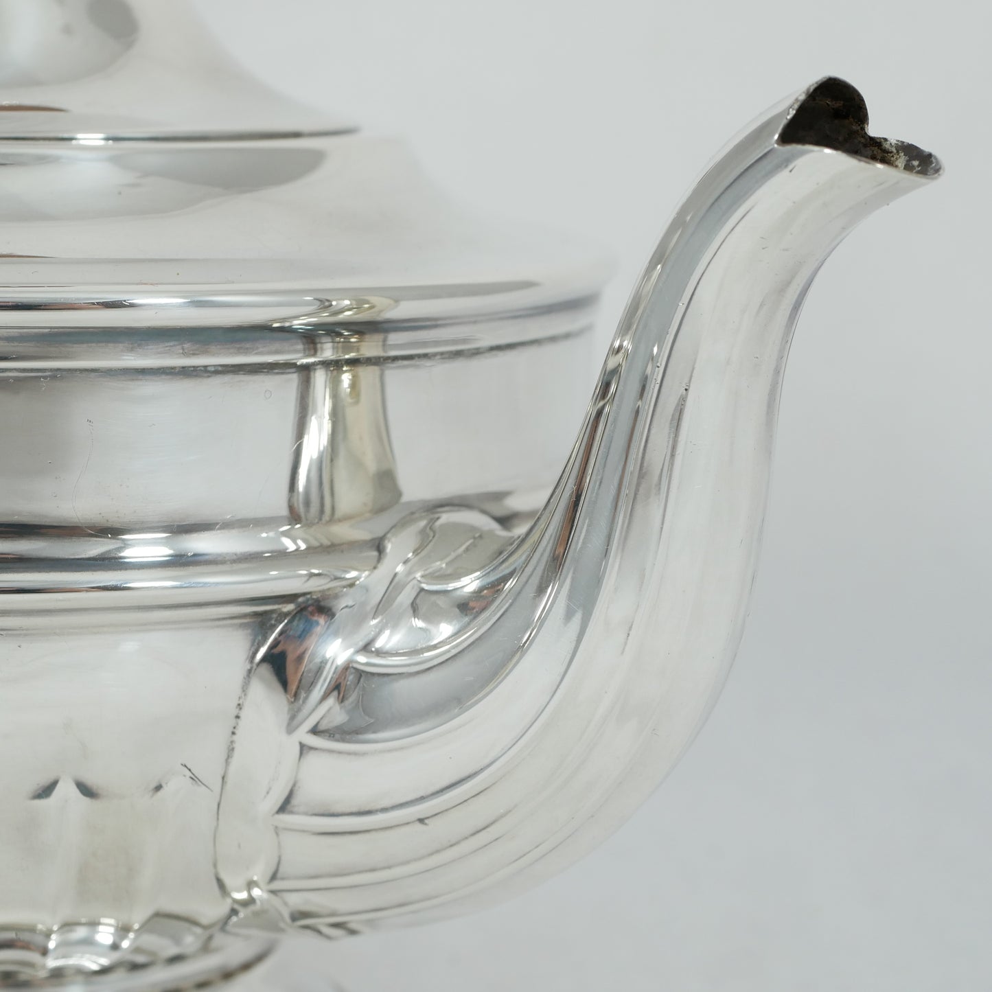 Antique Art Deco 1946 Sterling Silver 900ml Teapot Tea Pot Walker & Hall Set 925