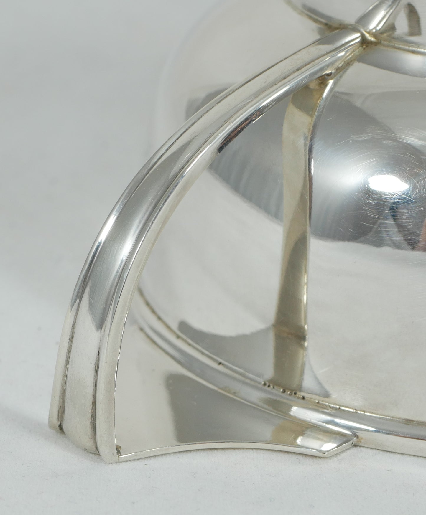 Antique Art Deco 1930 Heavy Sterling Silver Twin Handled Porringer Food Bowl JBC