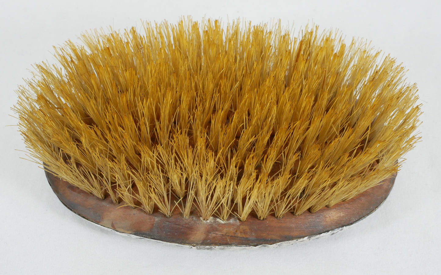 Antique Edwardian 1912 Sterling Silver Repousse Oval Clothes Brush Hair Chester