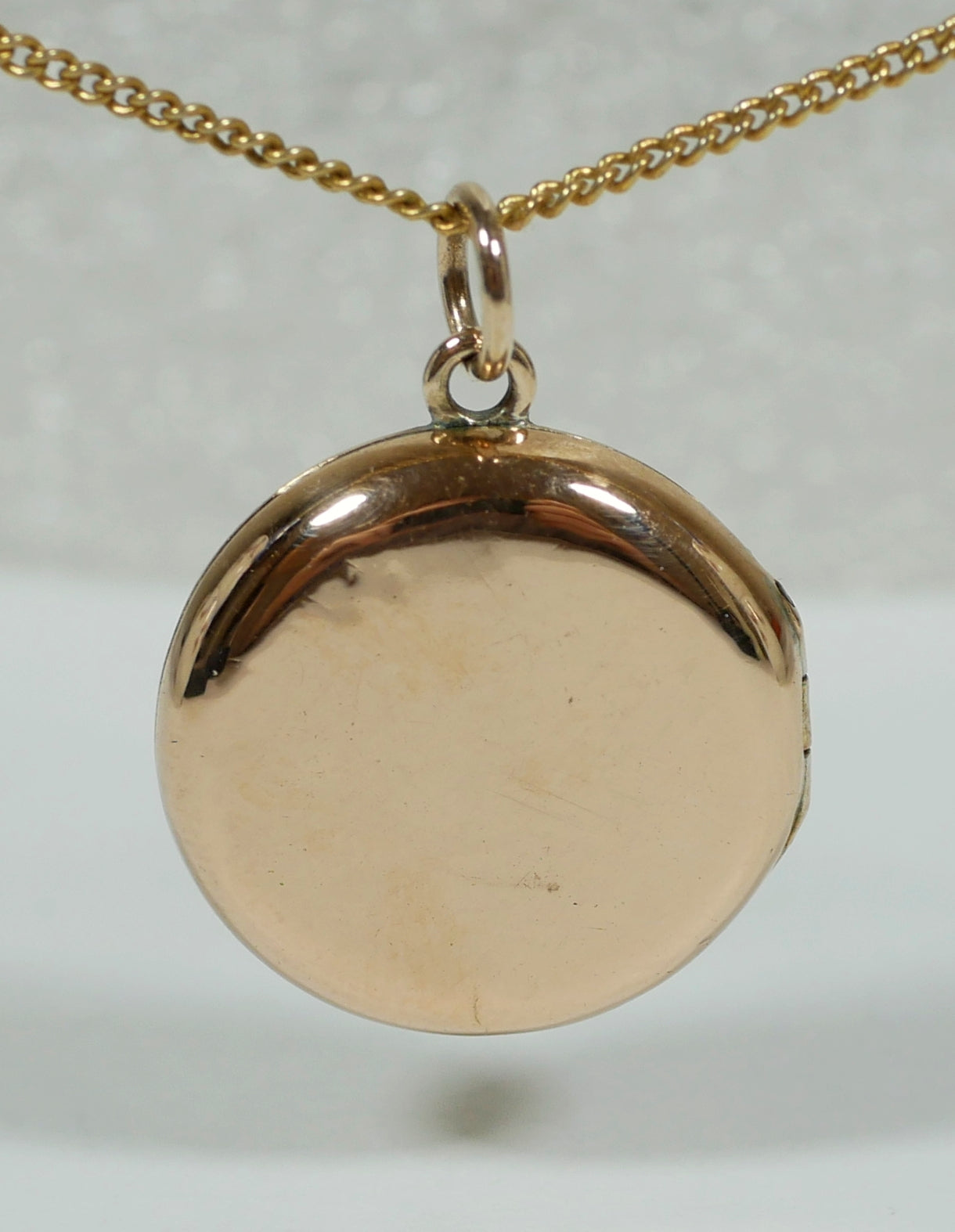 Antique Victorian Solid 9ct Rose Gold Masonic Freemason Photo Locket Pendant