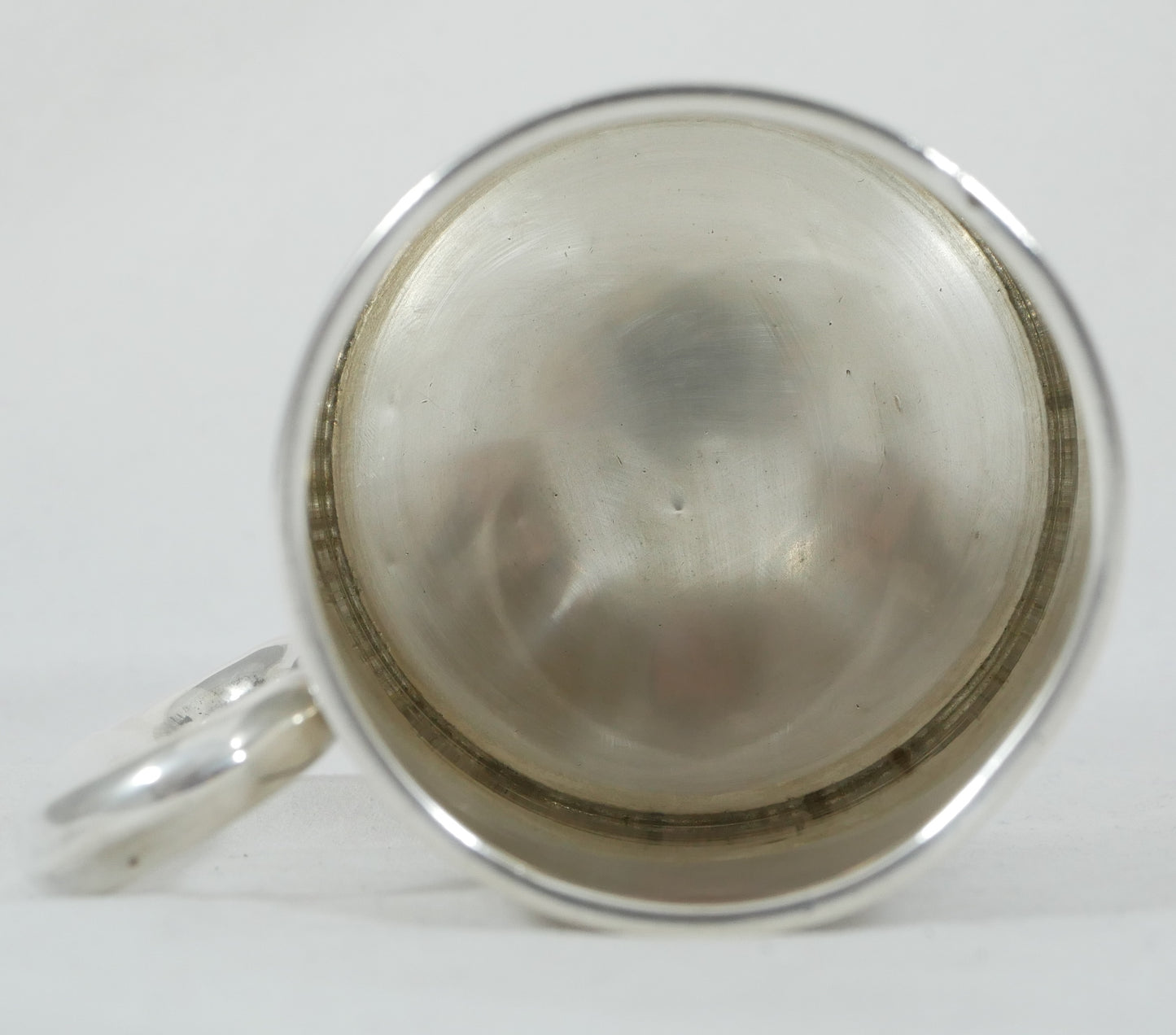 Antique Art Deco 1932 Sterling Silver Half Pint Mug Tankard Unengraved 270ml 925