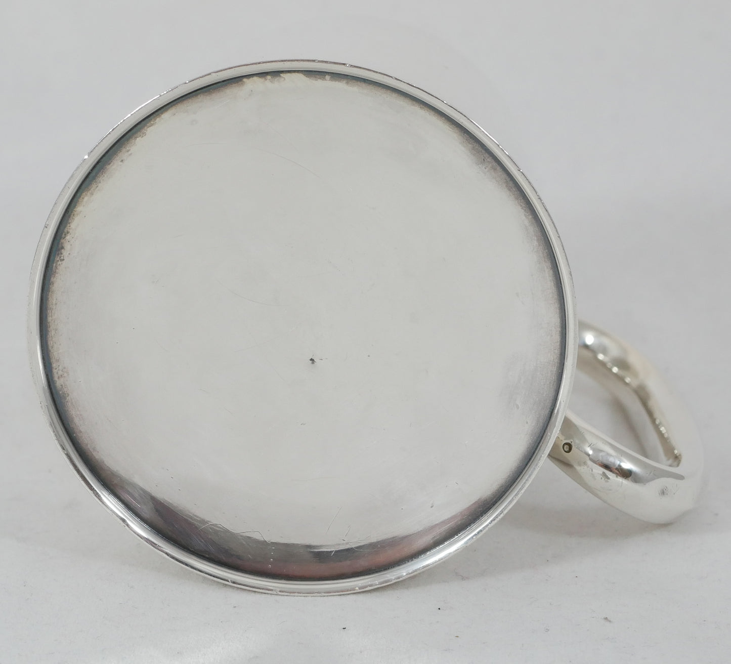 Antique Art Deco 1932 Sterling Silver Half Pint Mug Tankard Unengraved 270ml 925