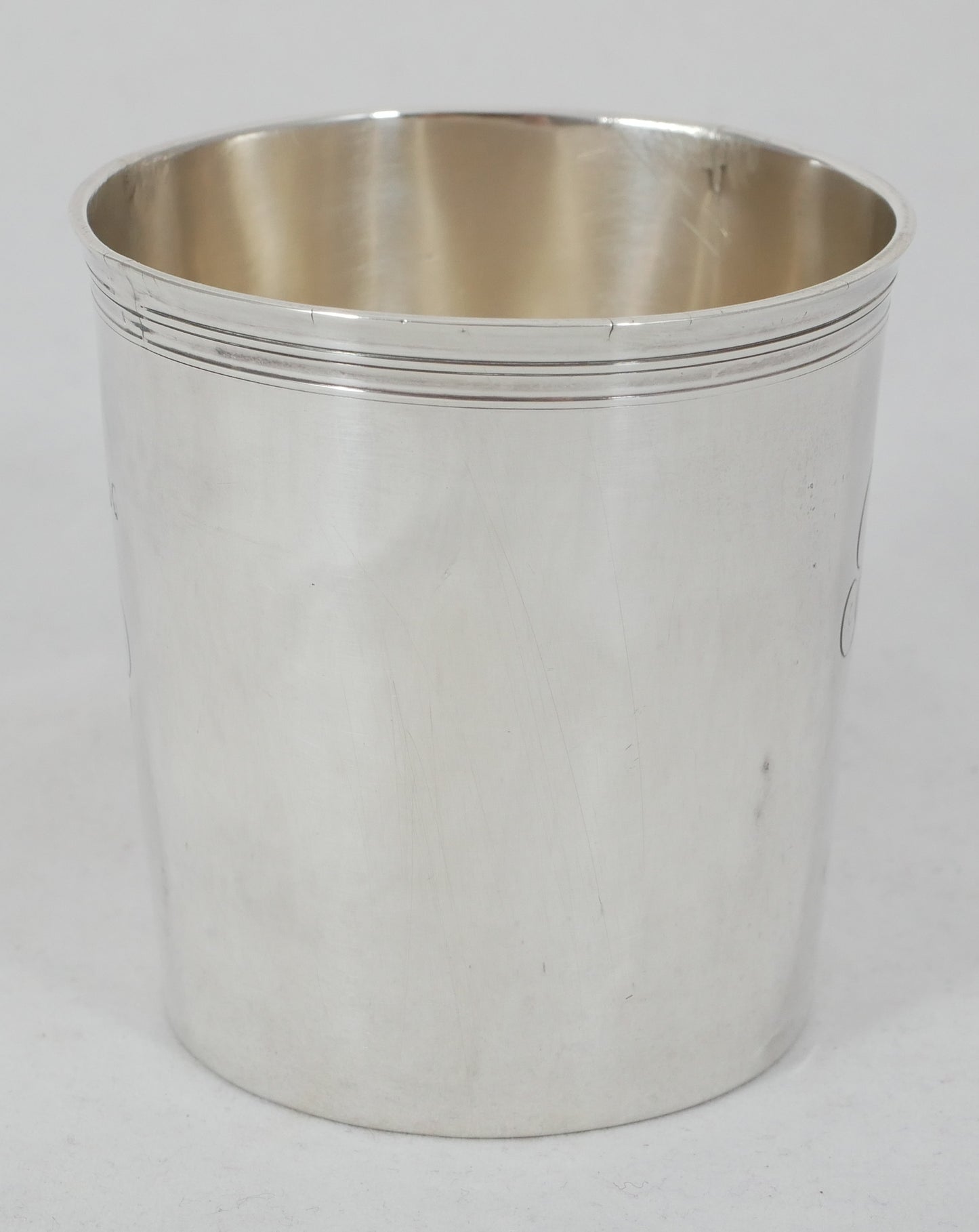 Antique Victorian 1885 Sterling Silver Beaker Water Christening Cup Barnard Sons