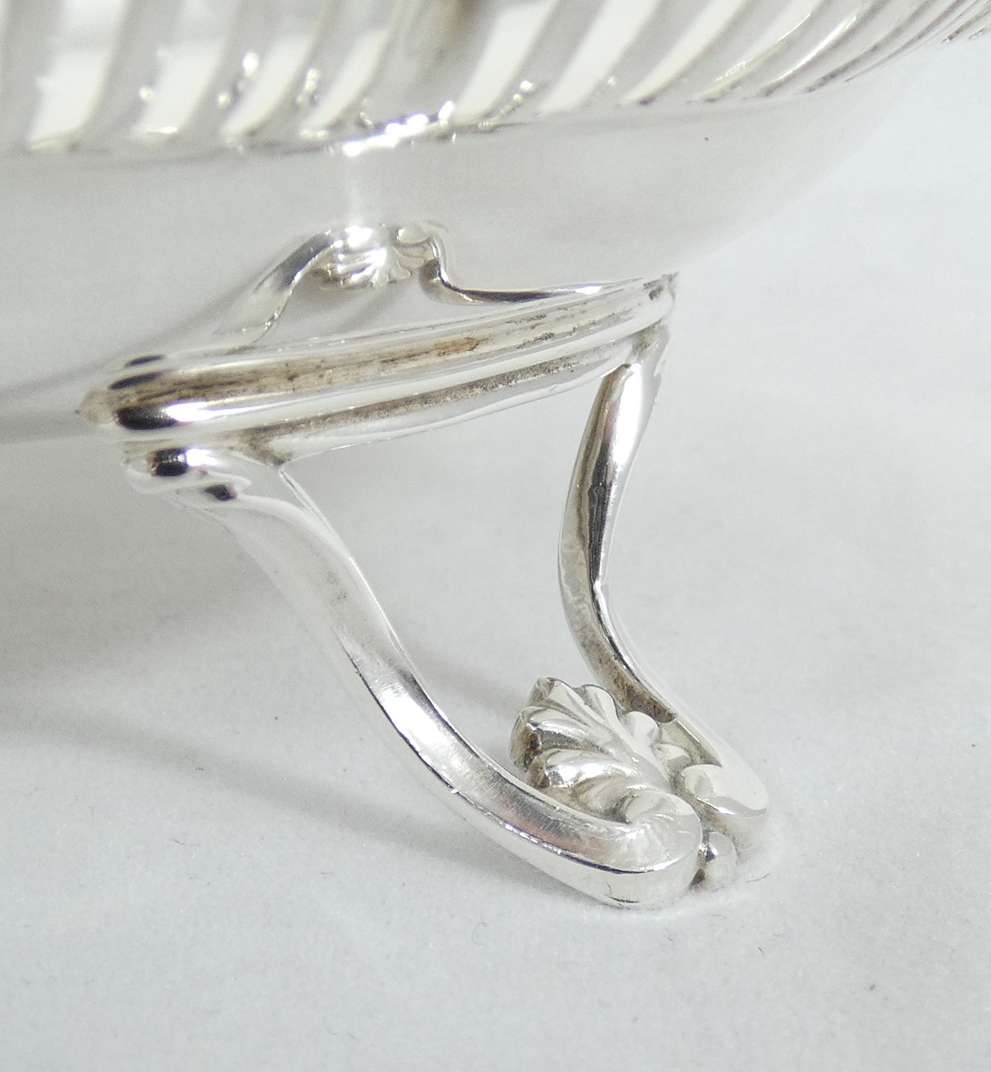 Antique Art Deco 1925 Sterling Silver 13cm Footed Bowl Bon Bon Serving Dish HB
