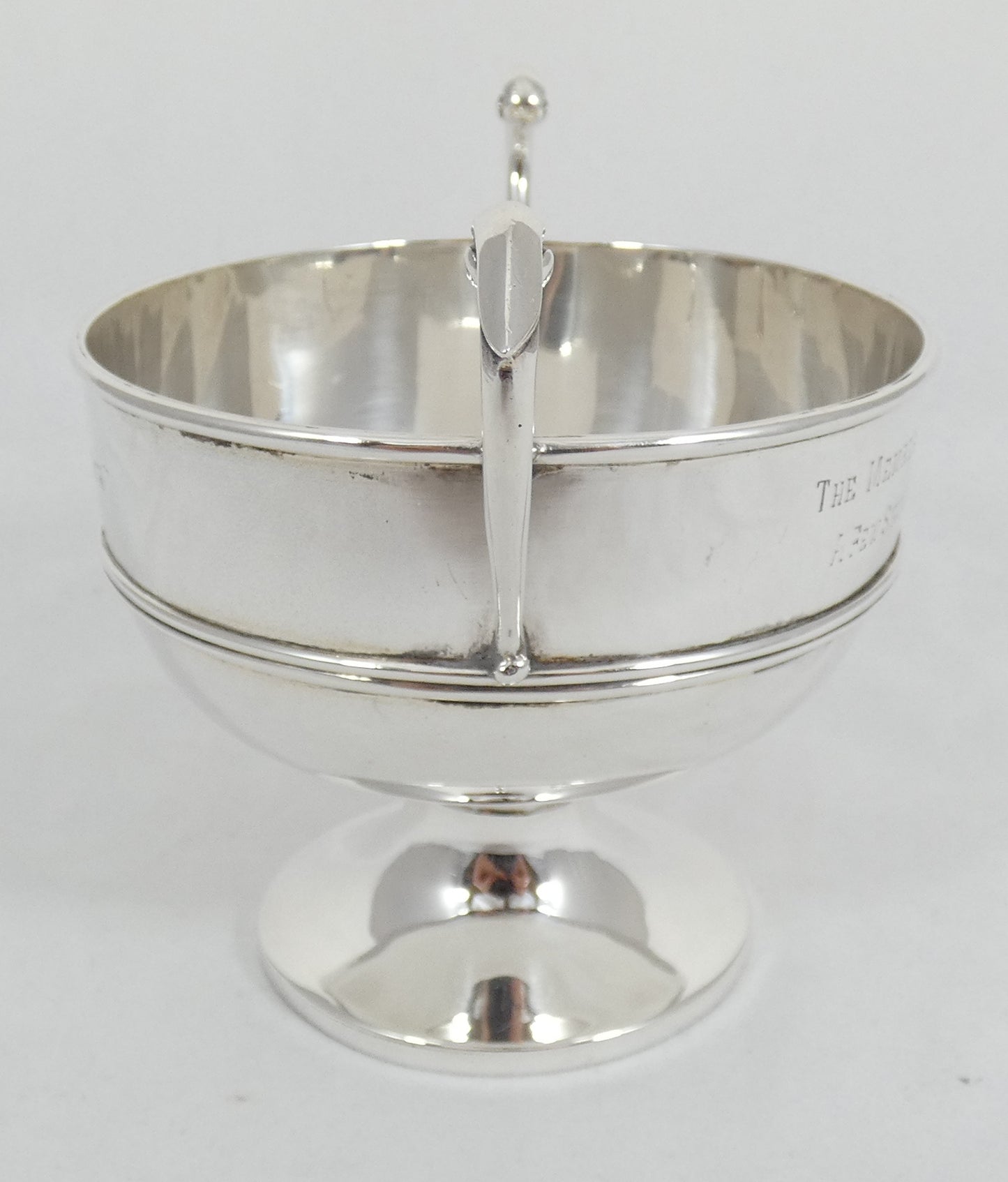 Antique Edwardian 1912 Peter Orr Sterling Silver Trophy Bowl Colonial Indian 12