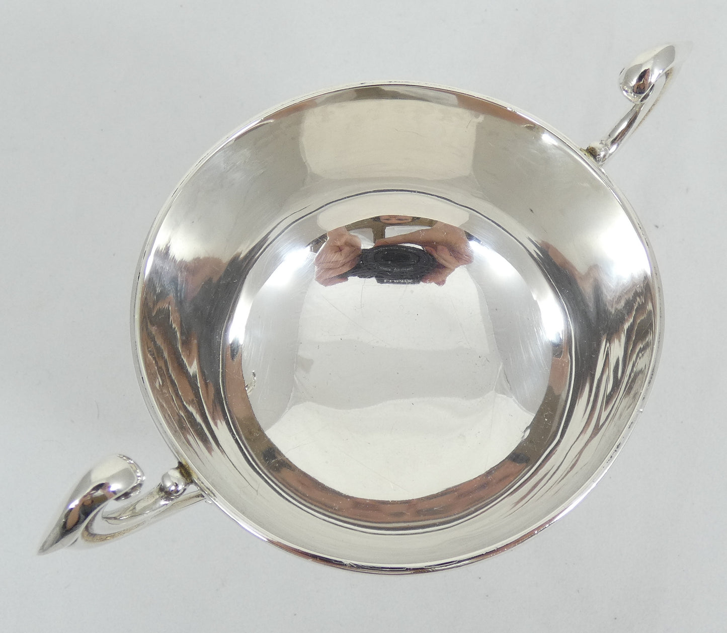 Antique Edwardian 1912 Peter Orr Sterling Silver Trophy Bowl Colonial Indian 12