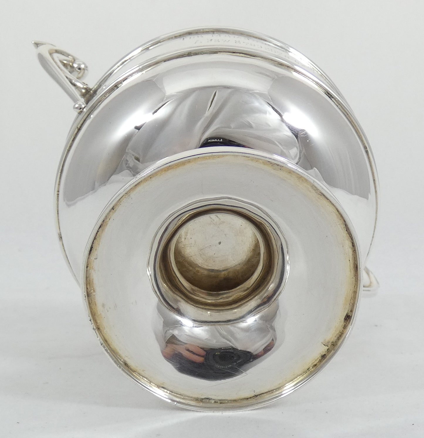 Antique Edwardian 1912 Peter Orr Sterling Silver Trophy Bowl Colonial Indian 12