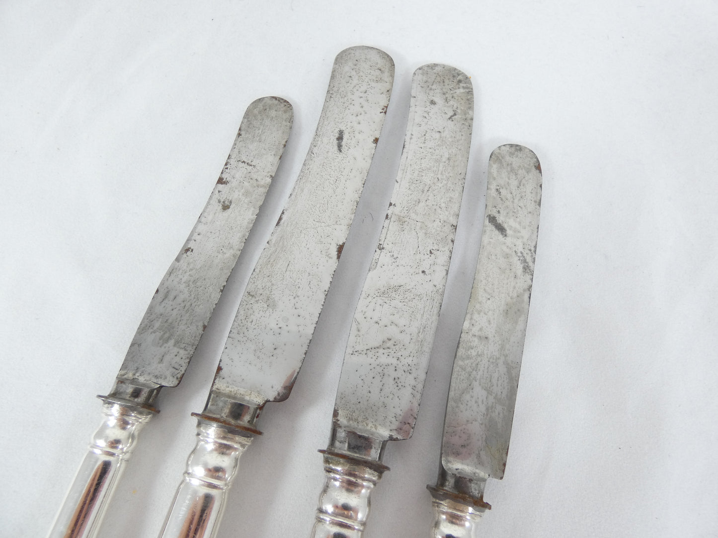 Antique German Solid 800 Silver 12pc 2pl Cutlery Set Knife Fork Spoon Sterling