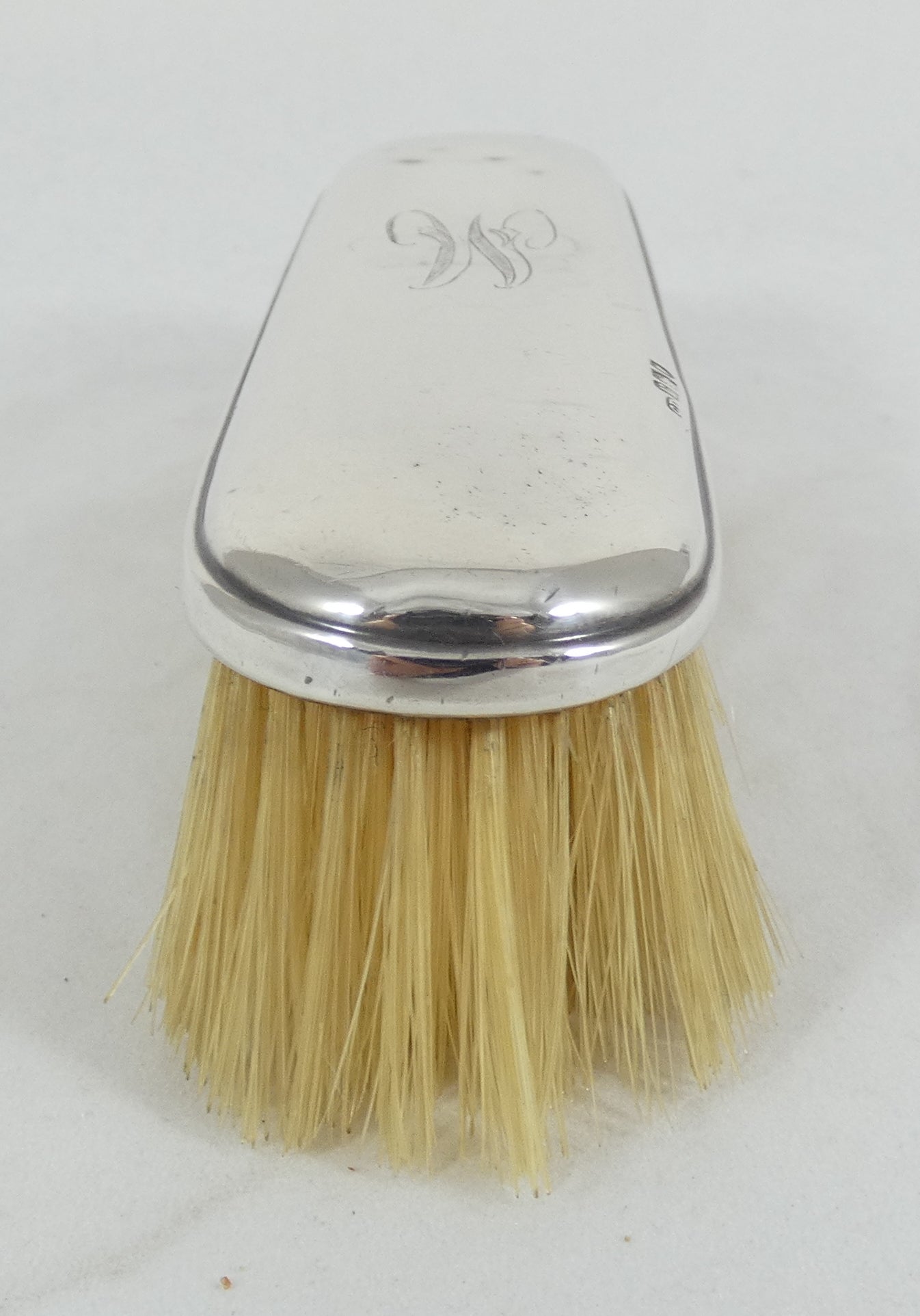 Antique Edwardian 1912 Sterling Silver Hair Clothes Brush London Shoe Dumenil