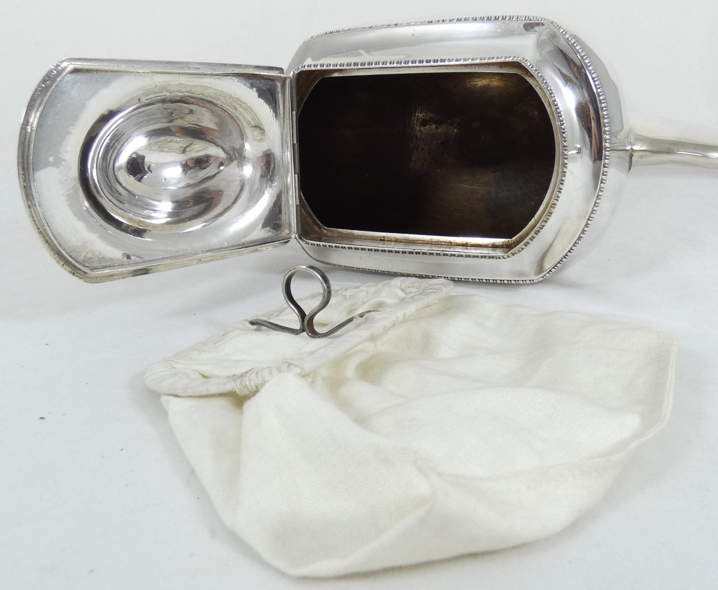 Antique Georgian 1806 Sterling Silver Footed Teapot Coffee Pot Internal Strainer