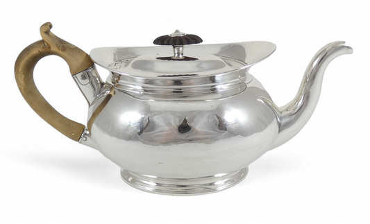 Antique Georgian 1802 Sterling Silver 1L Teapot Tea Pot Charles Aldridge London