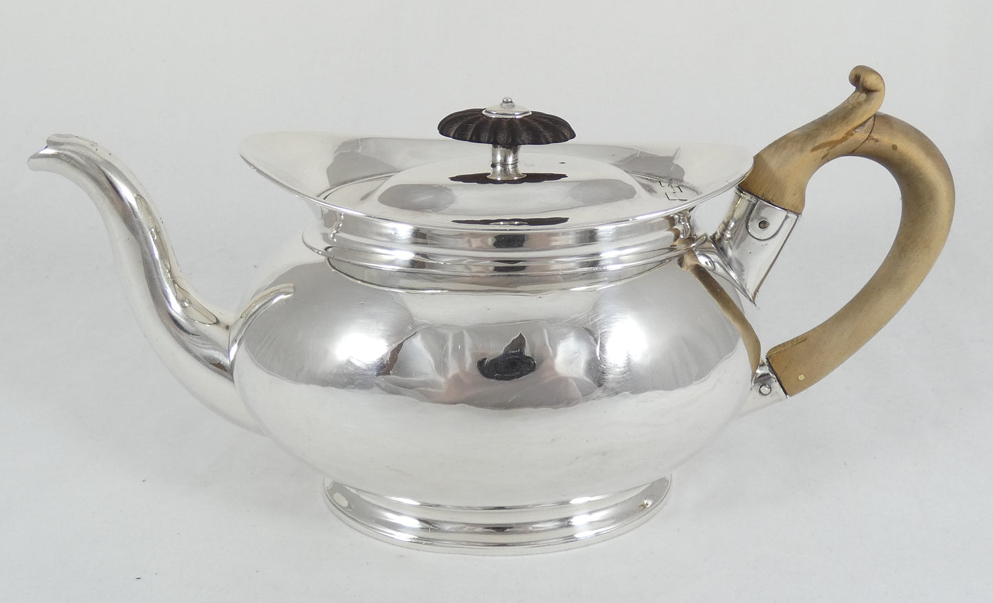 Antique Georgian 1802 Sterling Silver 1L Teapot Tea Pot Charles Aldridge London