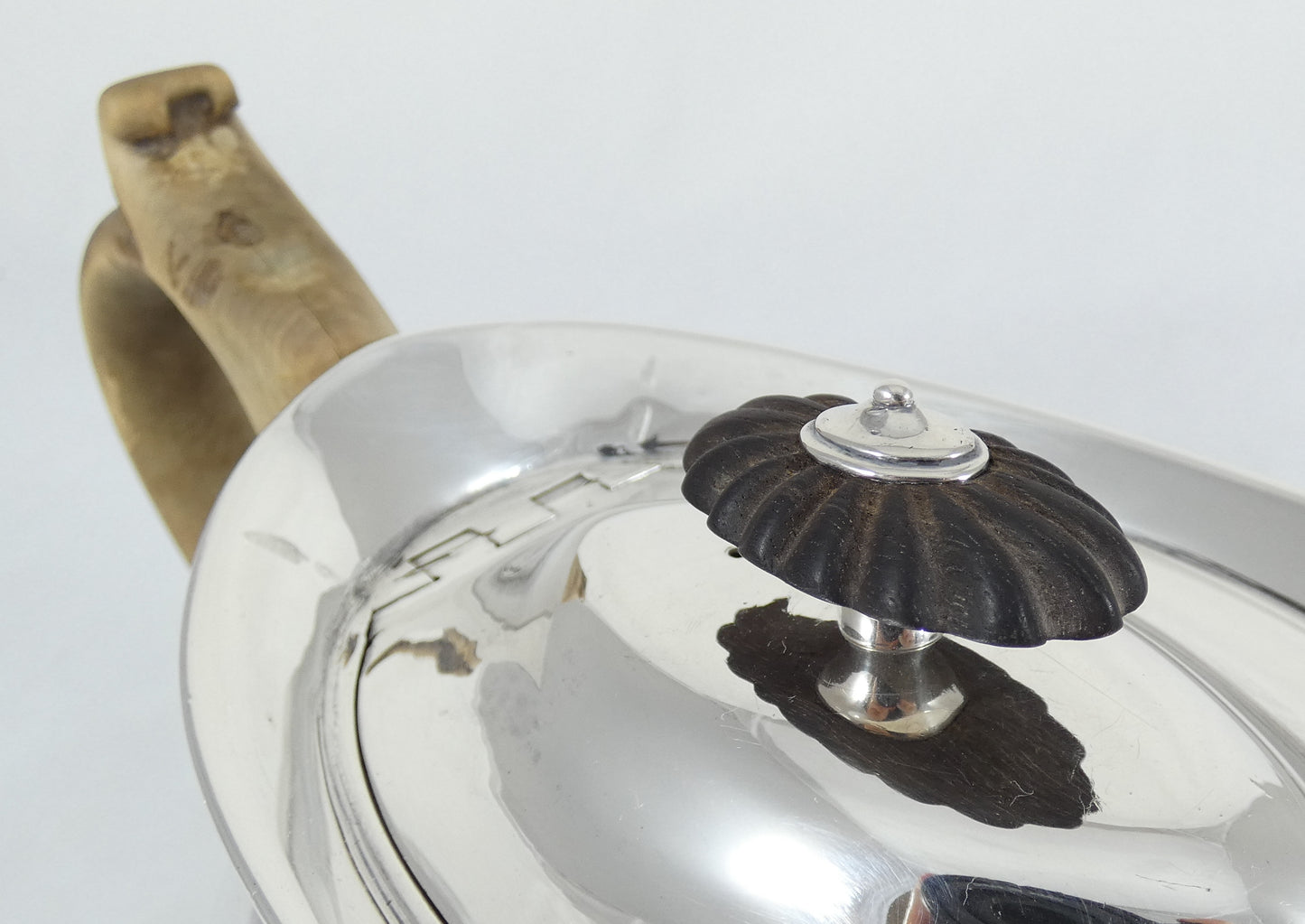 Antique Georgian 1802 Sterling Silver 1L Teapot Tea Pot Charles Aldridge London