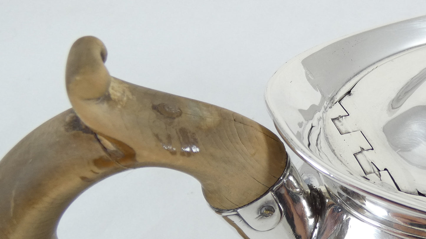 Antique Georgian 1802 Sterling Silver 1L Teapot Tea Pot Charles Aldridge London