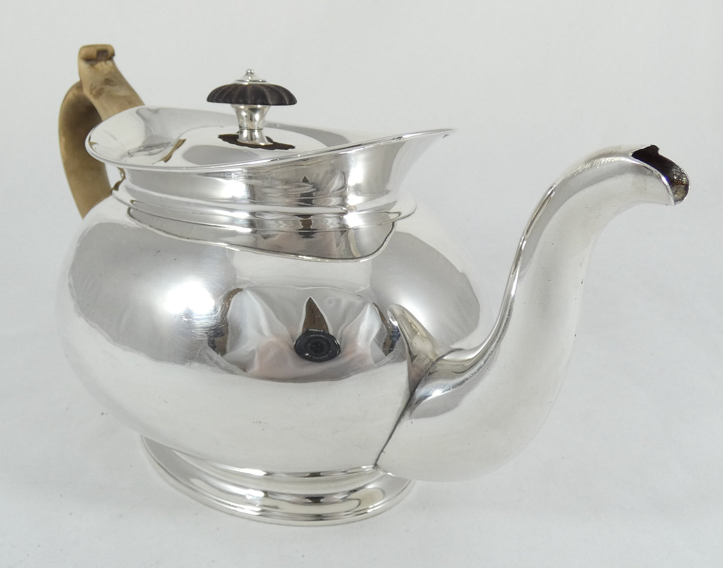 Antique Georgian 1802 Sterling Silver 1L Teapot Tea Pot Charles Aldridge London