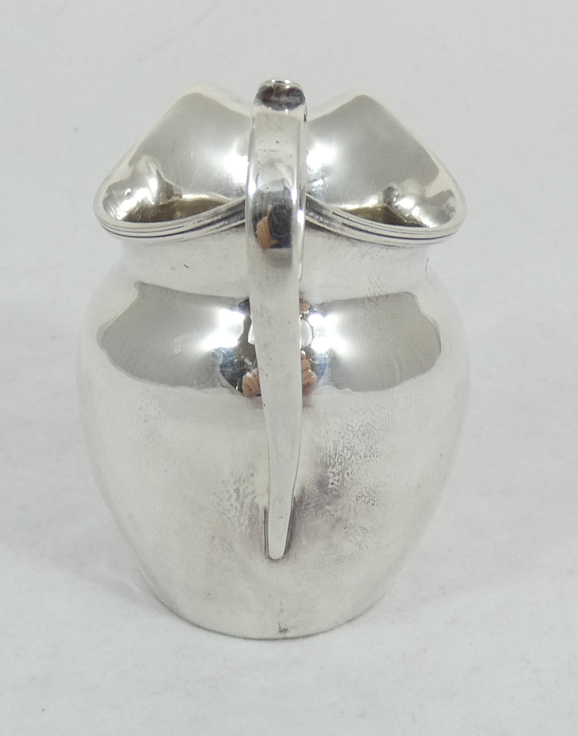 Antique Edwardian 1919 Sterling Silver Small Milk Jug Creamer for Tea Coffee Set