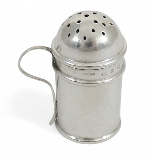 Antique Victorian 1898 Sterling Silver Novelty Flour Sifter Pepper Pot Shaker TB