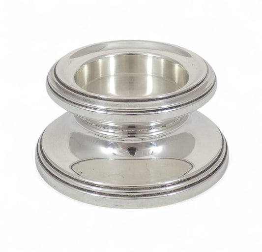 Modern 2004 Sterling Silver Church Pillar Candle Holder Table Candlestick 50mm