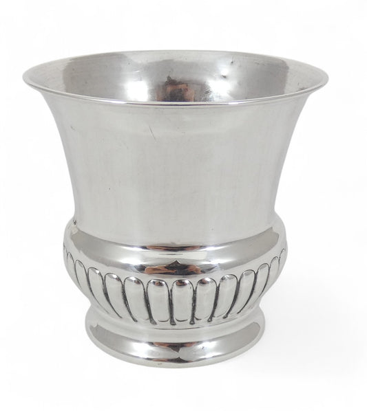 Antique Edwardian 1907 Sterling Silver Beaker Cup Urn Vase Toothpick Holder Pot