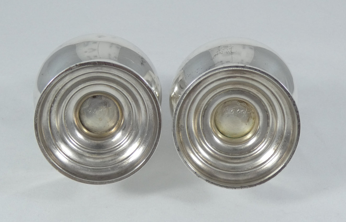 Antique Pair Victorian 1894 Sterling Silver Sugar Casters Shakers Sifters Castor