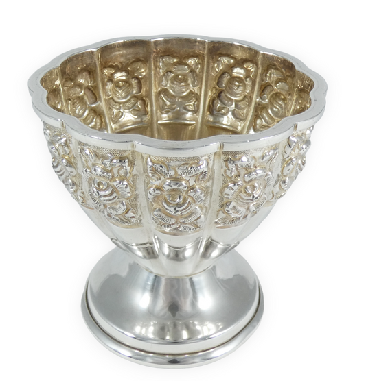 Antique Vintage 1950 FarFan Spratling Mexican Sterling Silver Sugar Bowl Vase