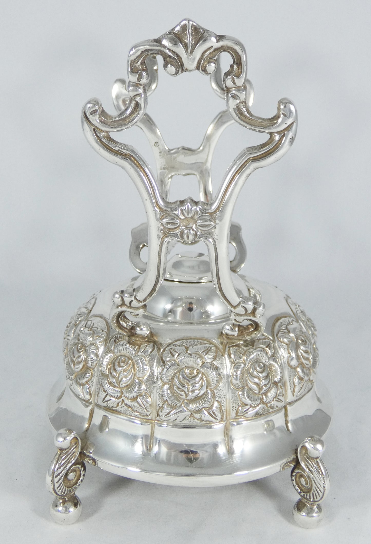 Antique Vintage 1950 FarFan Spratling Mexican Sterling Silver Spirit Kettle Pot