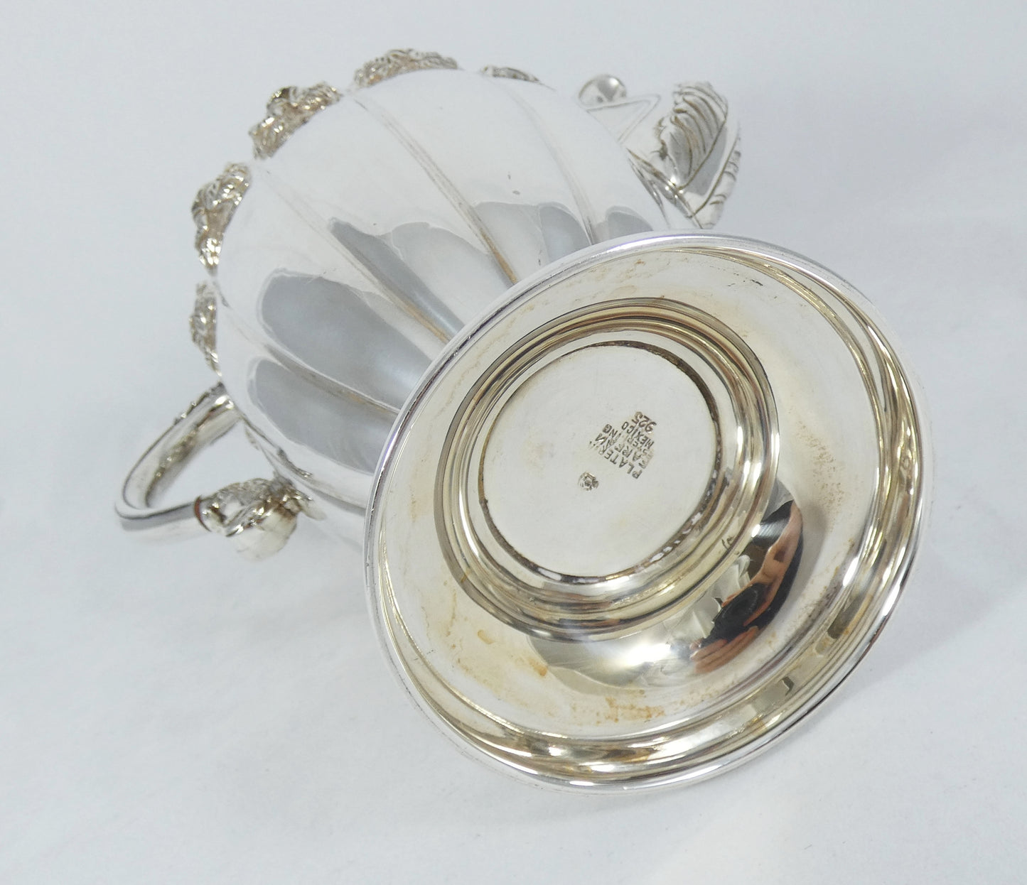 Antique Vintage 1950 FarFan Spratling Mexican Sterling Silver Teapot Coffee Pot