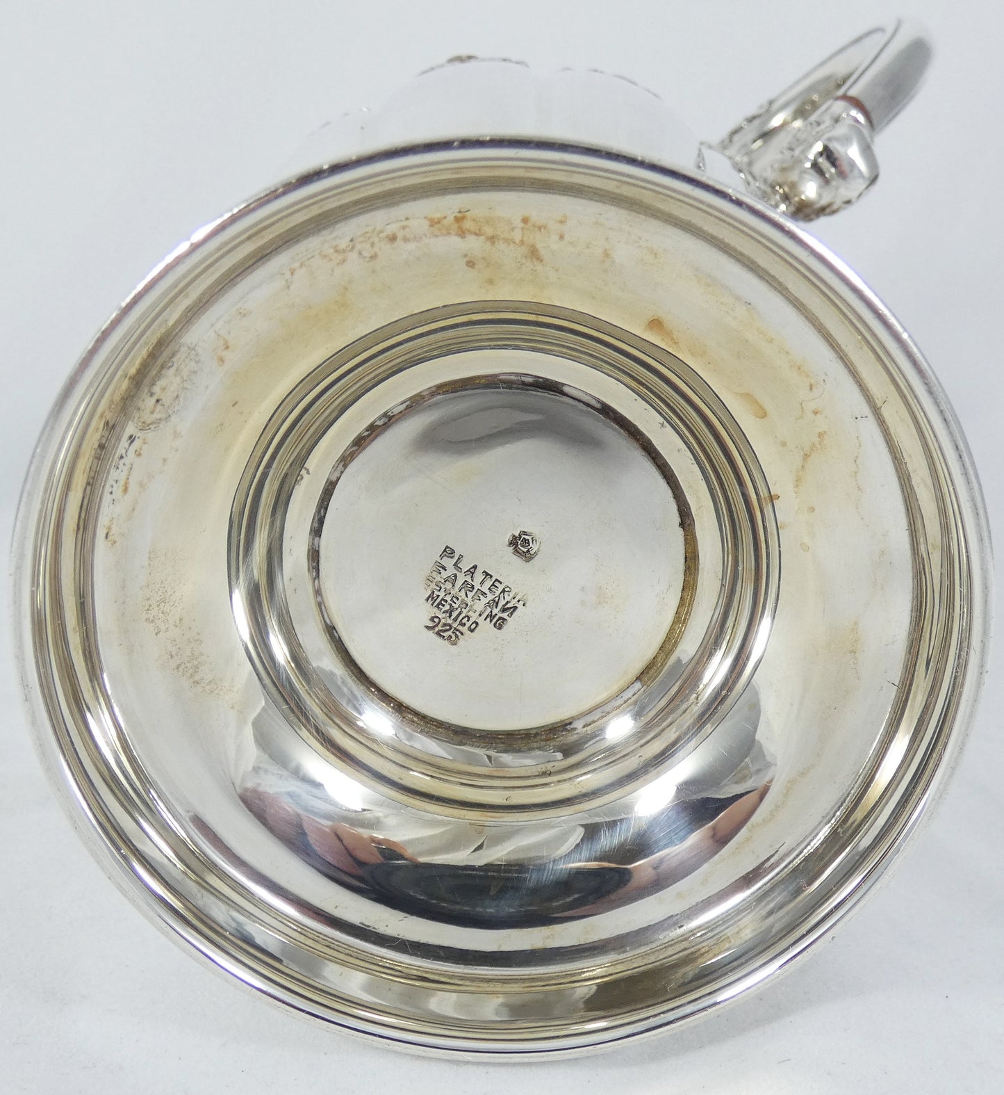 Antique Vintage 1950 FarFan Spratling Mexican Sterling Silver Teapot Coffee Pot