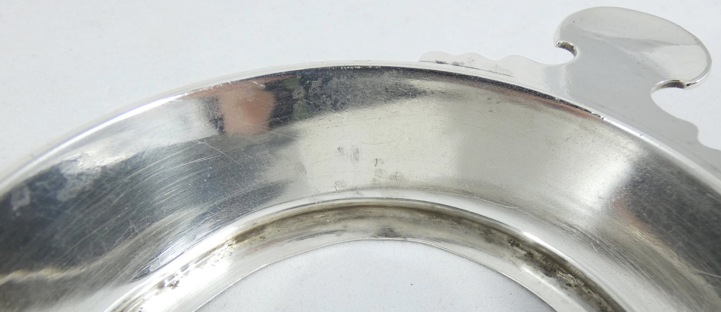 Antique Art Deco 1937 Sterling Silver 9cm Porringer Serving Bowl Dish Frame W&H