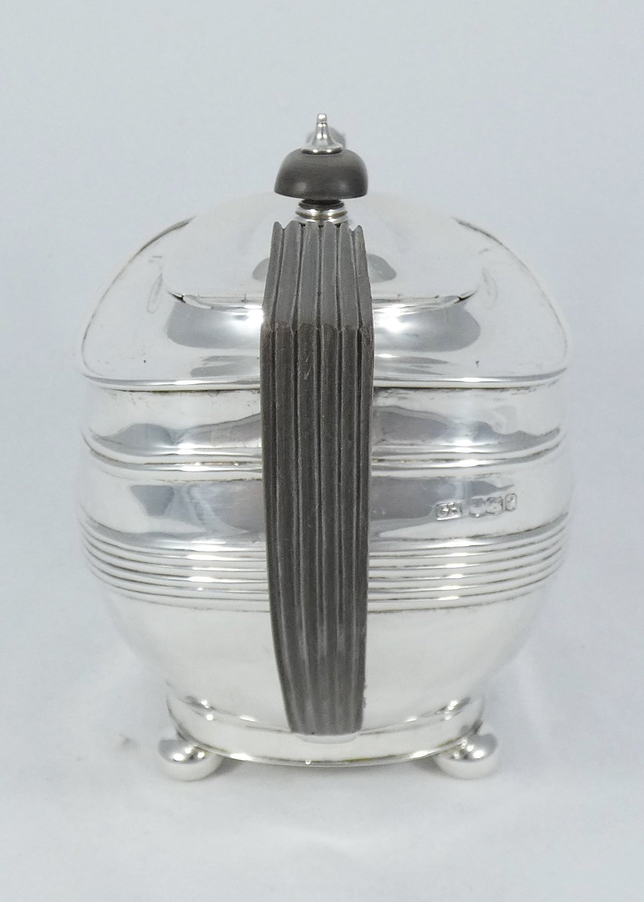 Antique Art Deco 1923 Sterling Silver Georgian Style 800ml Teapot Tea Pot Set HB