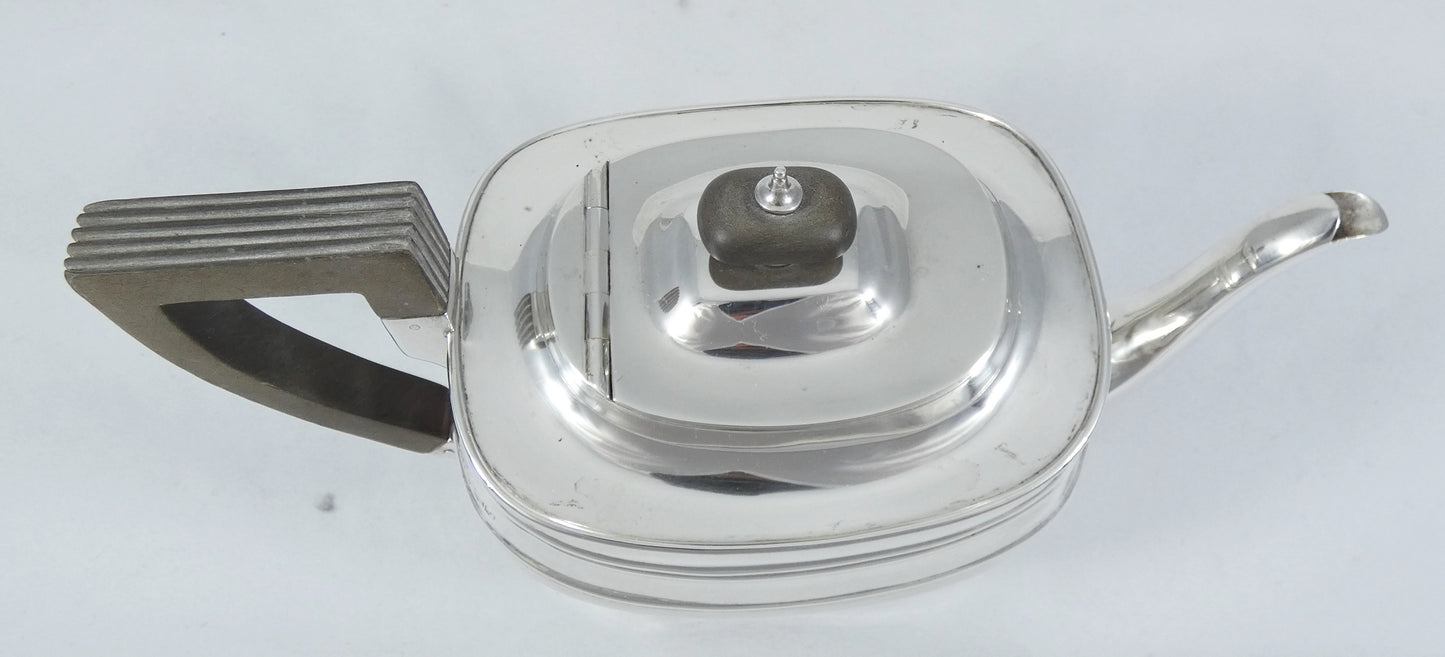 Antique Art Deco 1923 Sterling Silver Georgian Style 800ml Teapot Tea Pot Set HB
