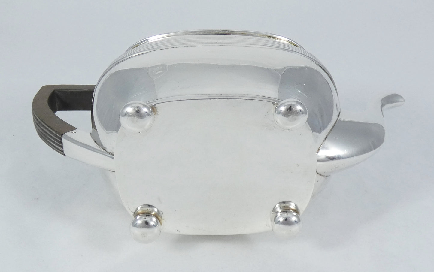 Antique Art Deco 1923 Sterling Silver Georgian Style 800ml Teapot Tea Pot Set HB