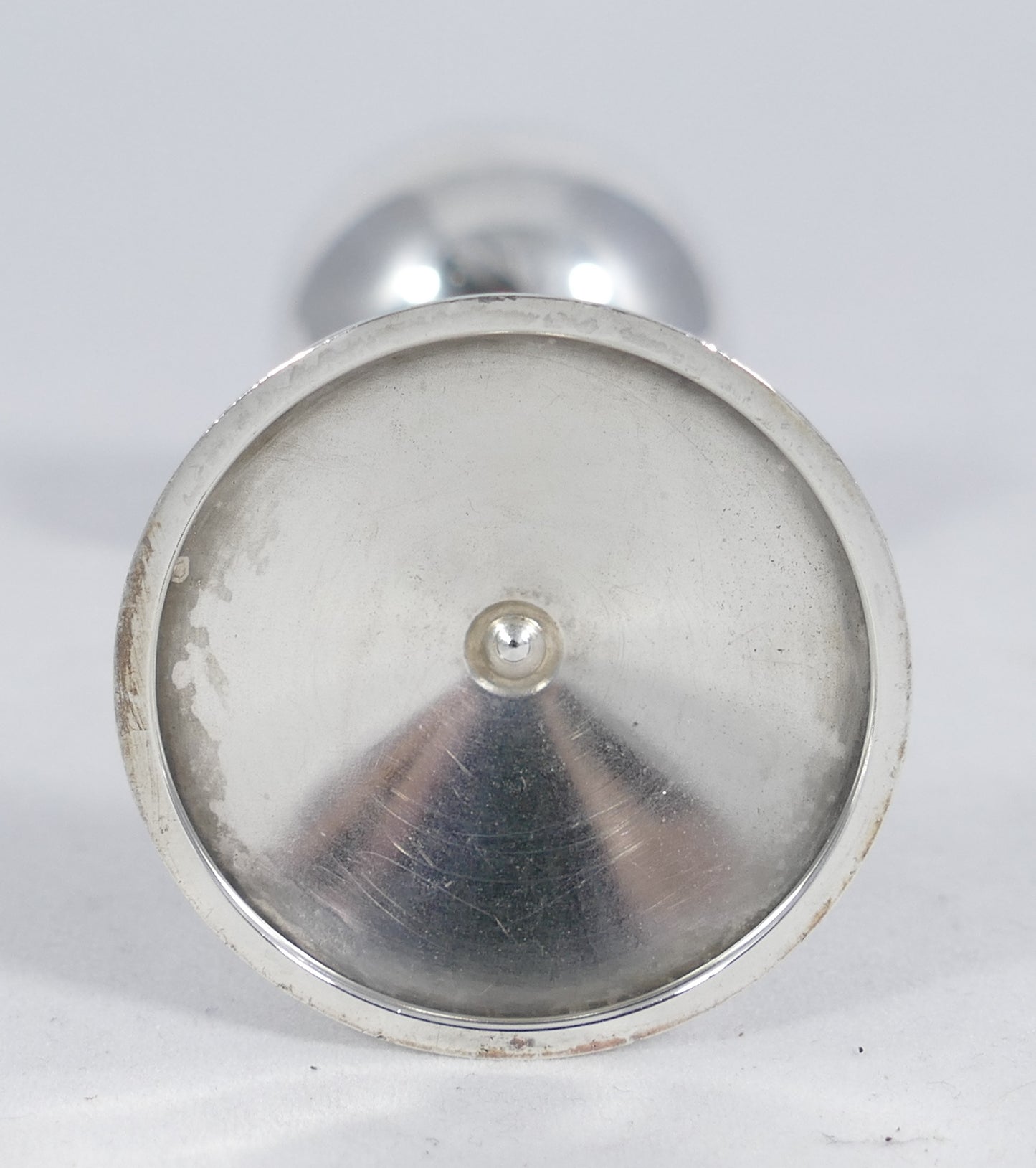Antique Art Deco 1921 German Solid 800 Silver Small Stemmed Liqueur Cup Goblet