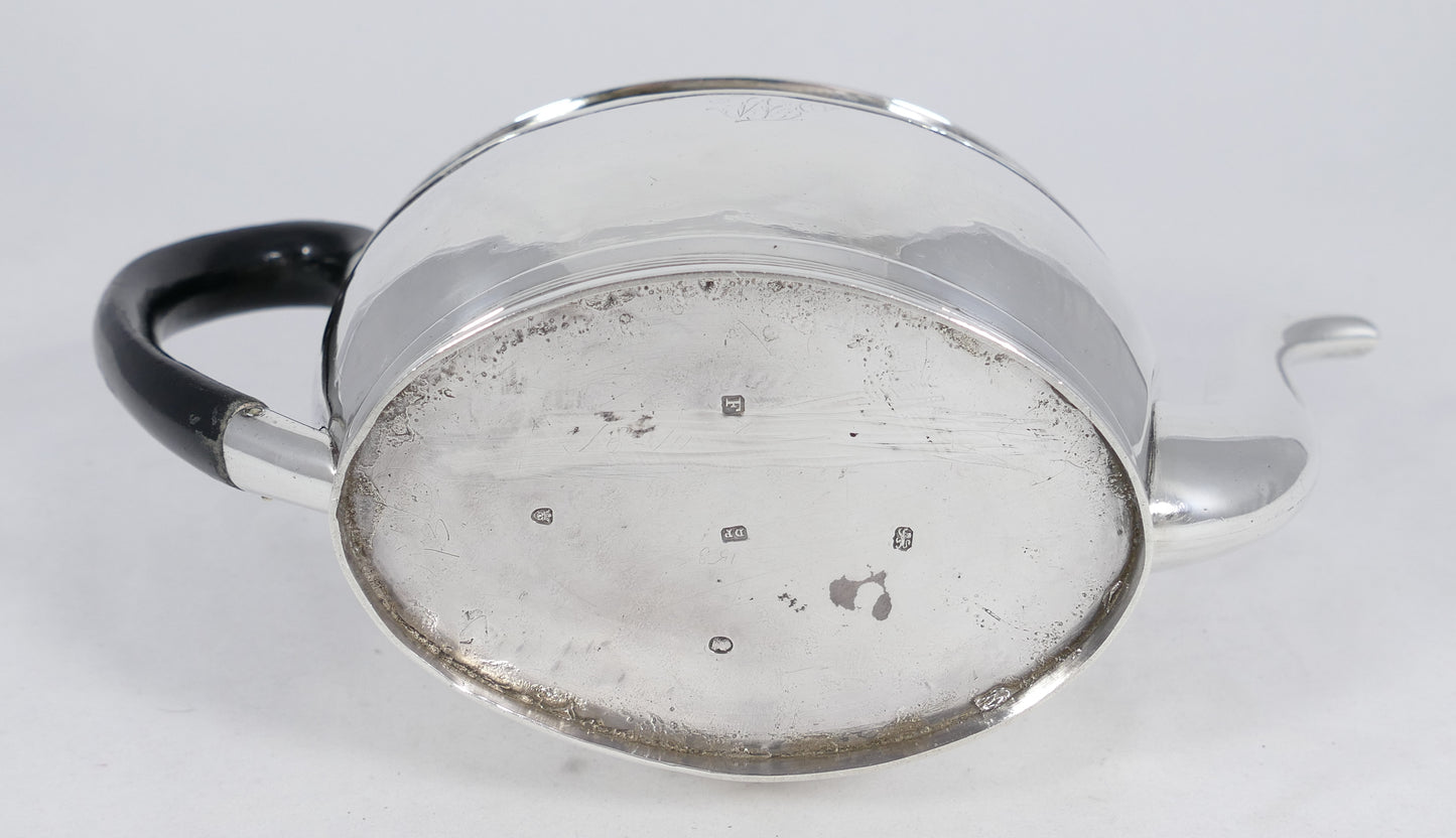 Antique Georgian 1801 Sterling Silver Teapot 1150ml Tea Pot David Pontifex Set